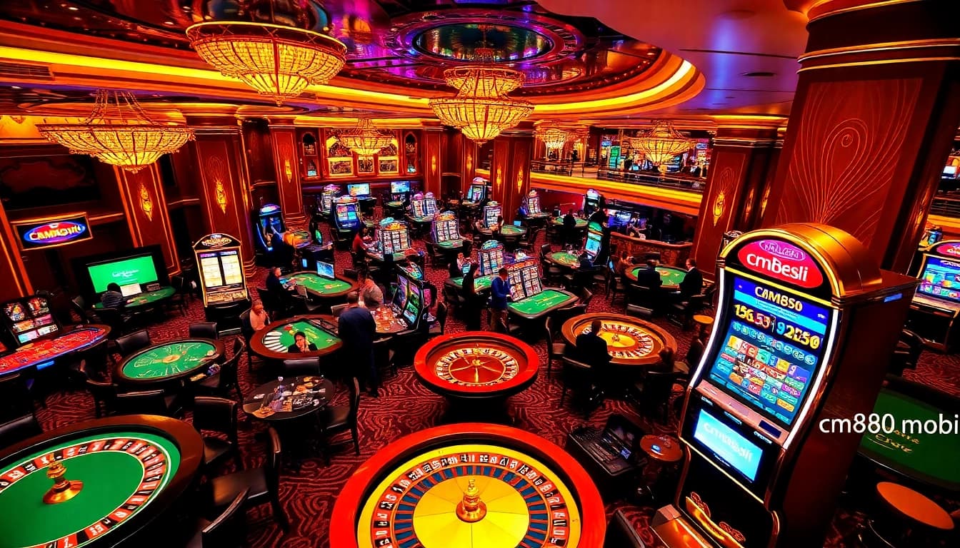 Experience the thrill of gaming at cm888 mobi casino with vibrant tables and excitement.