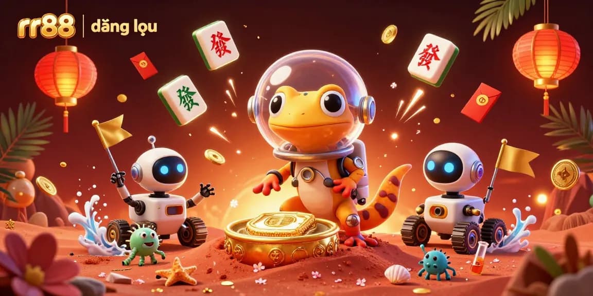 Experience exciting gameplay at rr88 | đăng nhập with vibrant characters and casino-themed elements