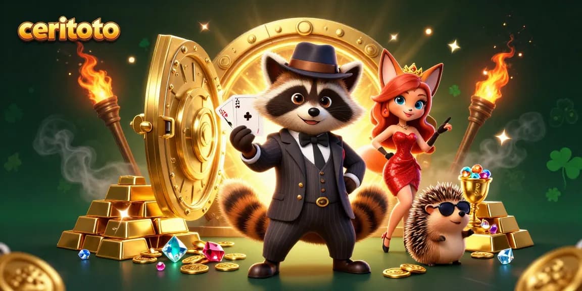 Join ceritoto for thrilling online lottery action with dynamic characters and vibrant visuals.