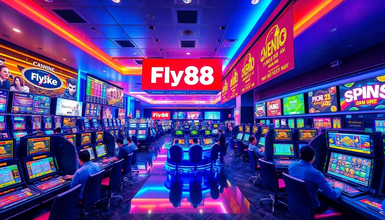 Fly88 online casino showcasing vibrant gaming environment with diverse options for thrill-seekers.