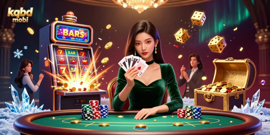 Engage with kqbd mobi for thrilling casino experiences as a strategic poker player amidst dynamic game elements.