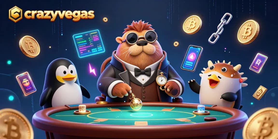 Join the exciting underwater poker scene with crazyvegas, featuring a jolly walrus and dynamic gameplay.