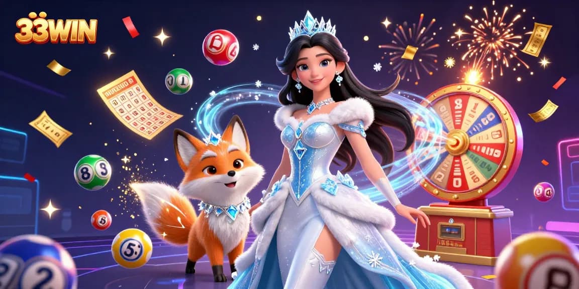 Engage with thrilling games at 33WIN and discover vibrant lottery balls and golden prizes.