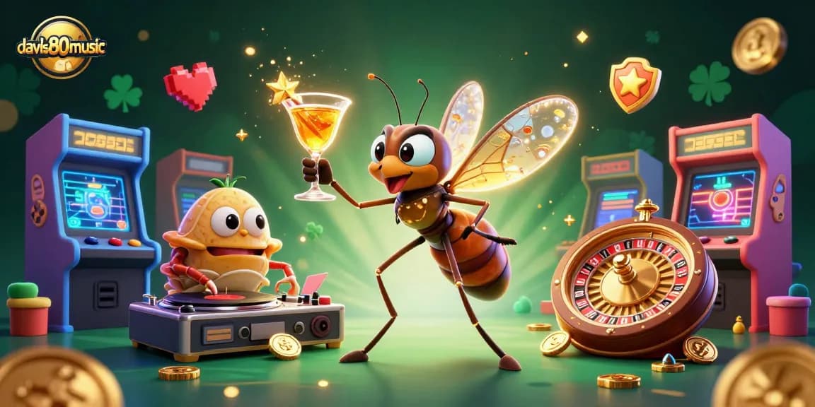 Experience thrilling gameplay with davis80smusic's vibrant casino-themed digital illustration.