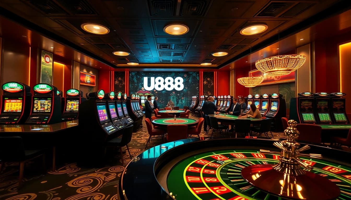 Experience the thrill of U888 casino gaming with vibrant tables and exciting gameplay.