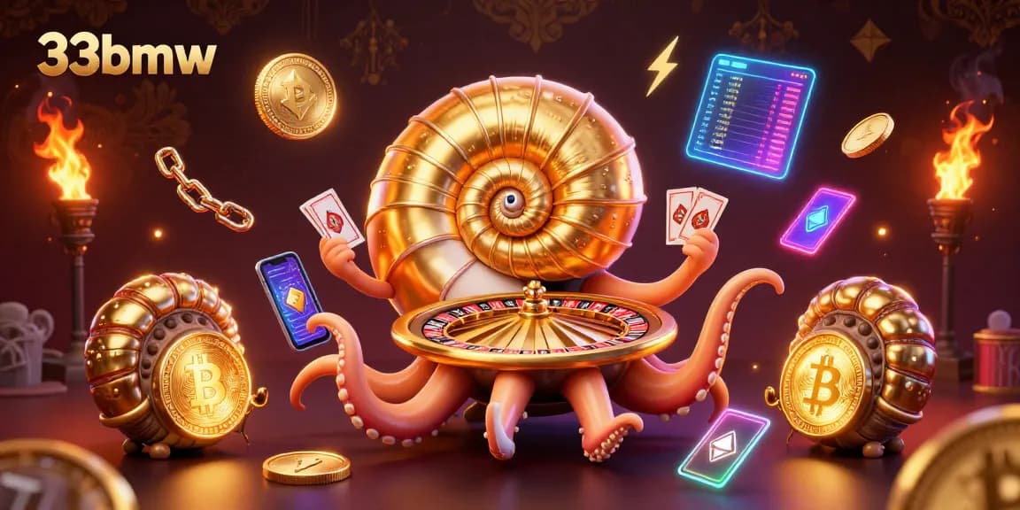 Experience thrilling gameplay with the 33bmw platform showcasing vibrant casino elements and cryptocurrency.