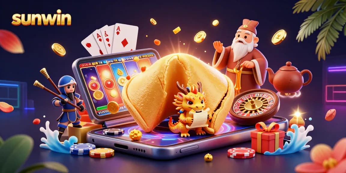 Engage with the sunwin casino universe through colorful slot games, as golden fortune and lucky symbols unite.