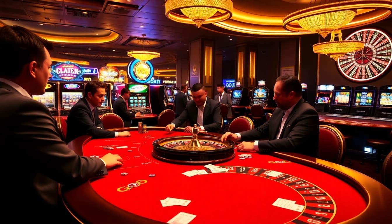 Experience thrilling gameplay at Go8 with a luxurious casino atmosphere brimming with excitement.