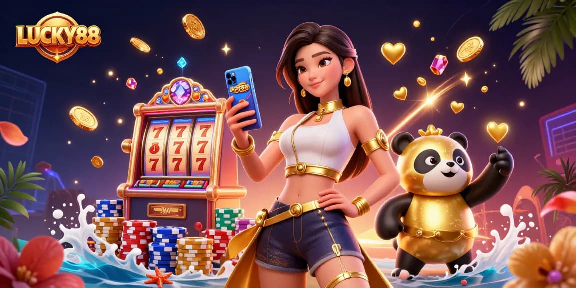 Spin the reels of LUCKY88 while enjoying an engaging casino atmosphere filled with excitement.