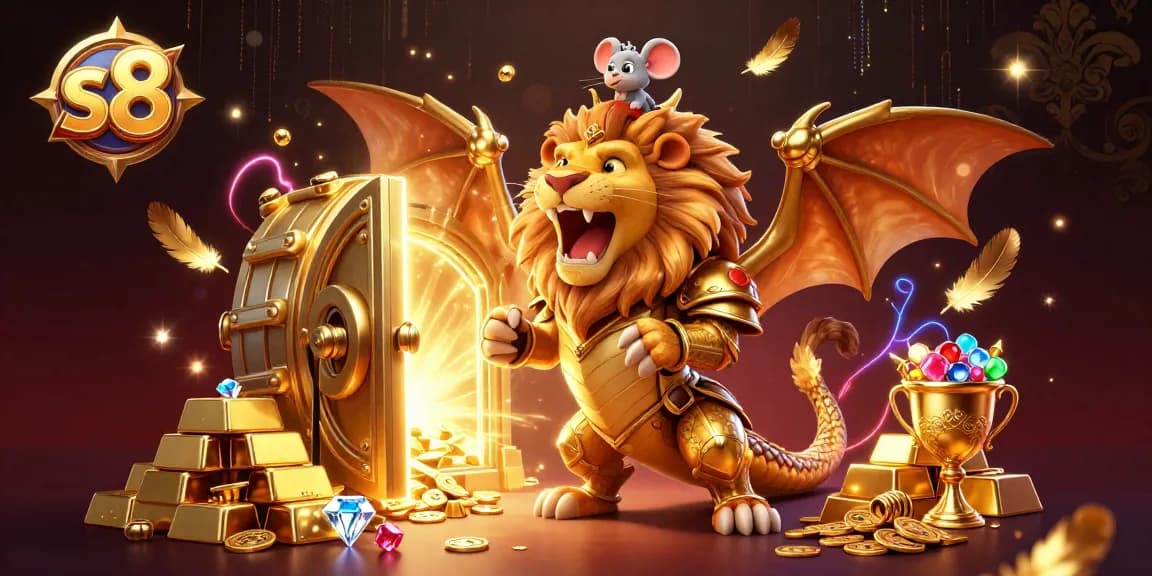 Join the thrilling journey at s8 with a golden chimera and lavish casino treasures.