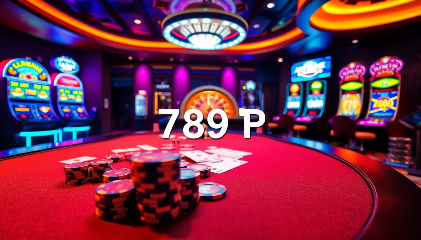 Experience thrilling gambling action at 789P with exciting games and dynamic casino visuals.