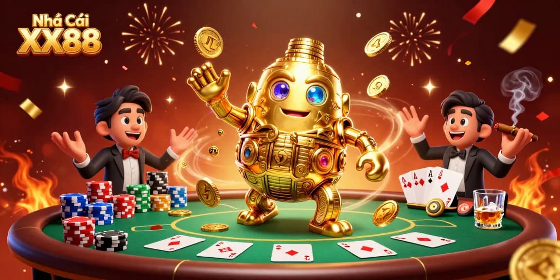 Engaging visual of Nhà Cái XX88 showcasing a vibrant casino scene with dynamic characters and game elements.