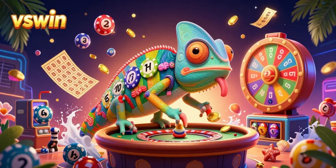 Experience thrilling gaming action at vswin with vibrant casino elements and excitement!