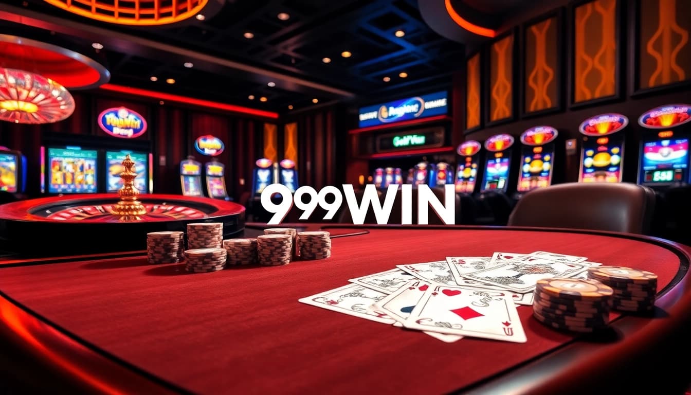 Engage with thrilling game action at 99WIN's upscale casino experience, featuring poker and roulette.