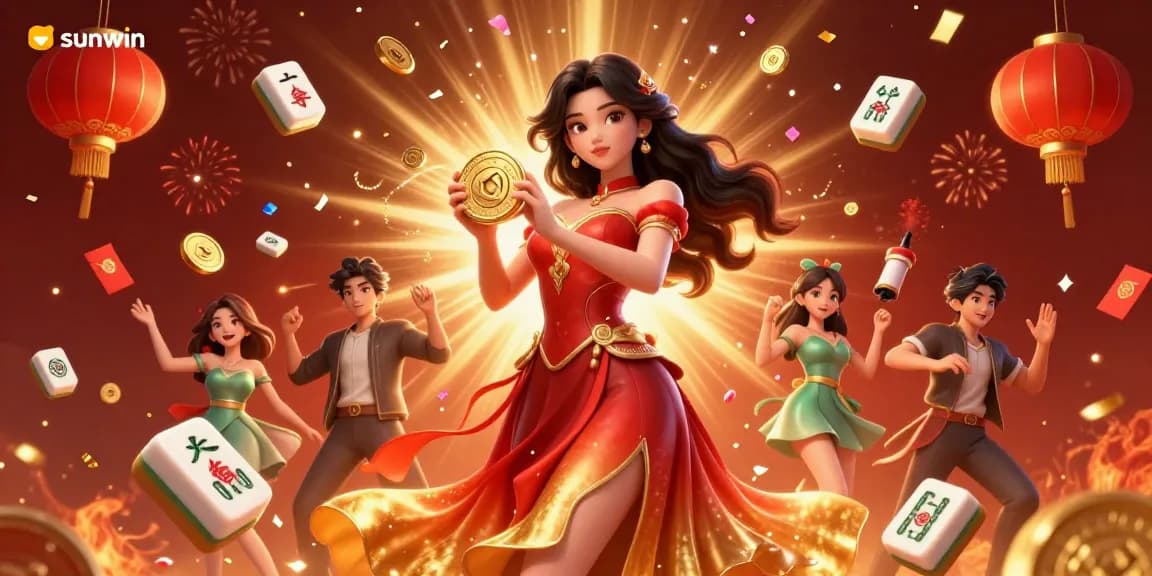 Experience the thrill of sunwin with this stunning 3D illustration showcasing casino elements and rich visuals.