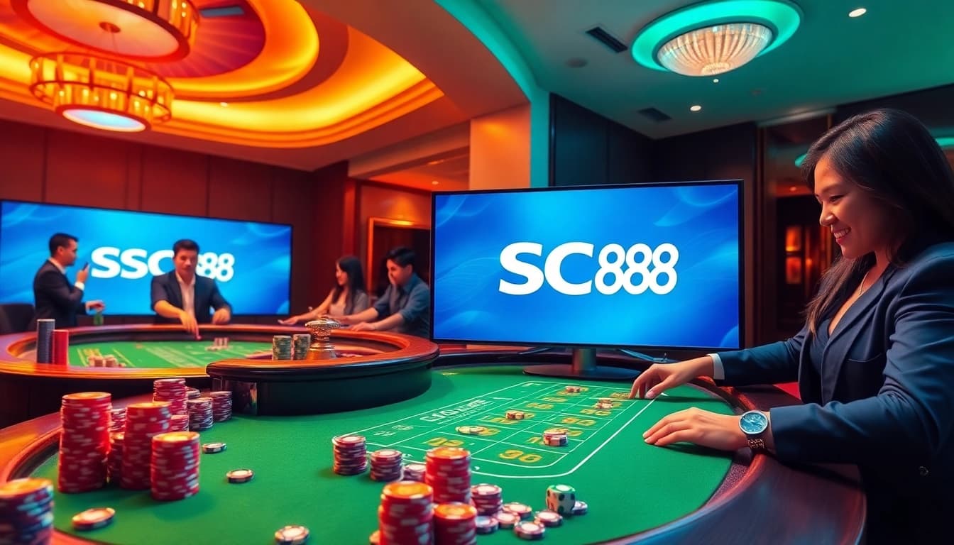 Experience the excitement of Nền tảng SC88 with vibrant casino games and engaging players.