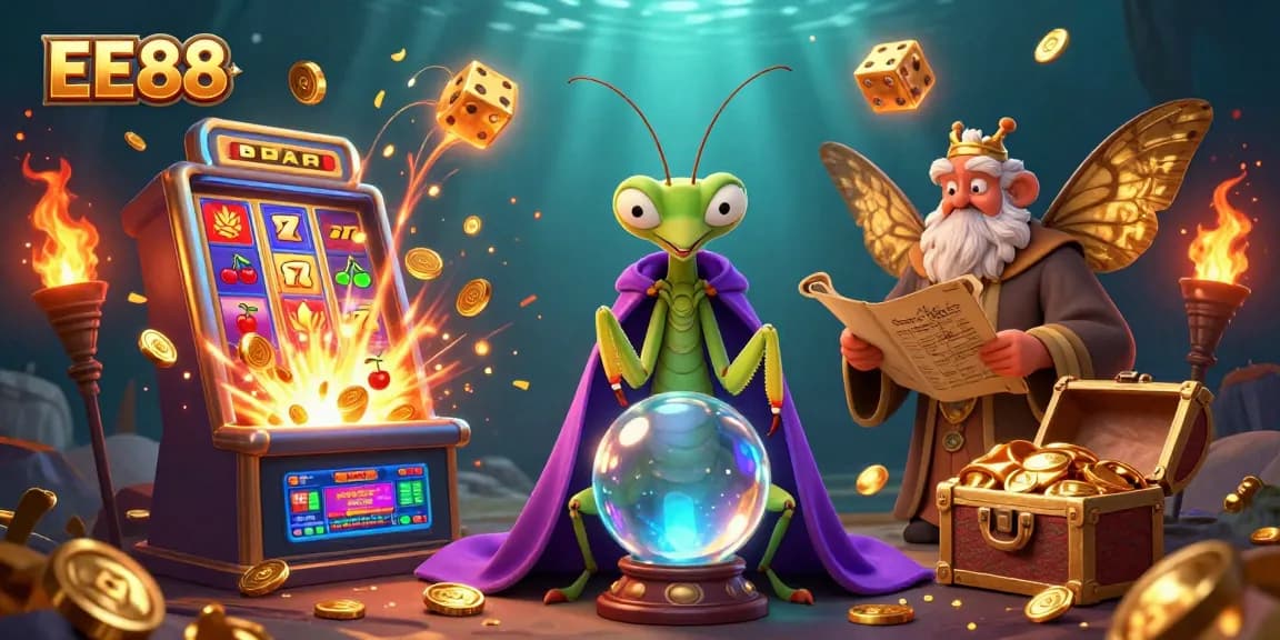 Try your luck on EE88 with animated characters and vibrant casino elements for an exciting gaming experience.
