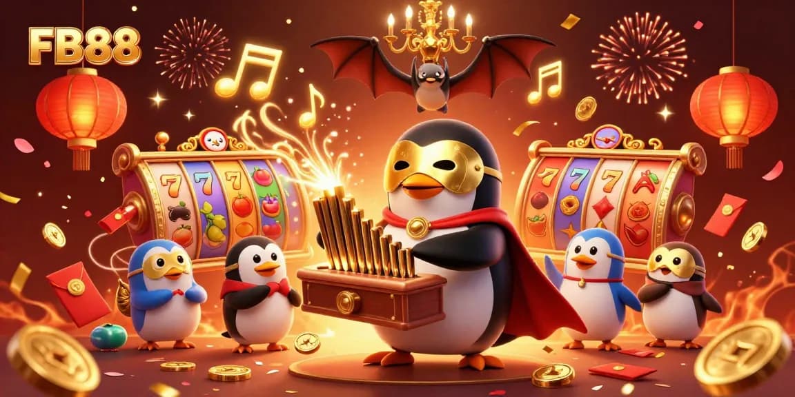 Play exciting slots with FB88's thrilling graphics featuring golden coins and rewarding elements