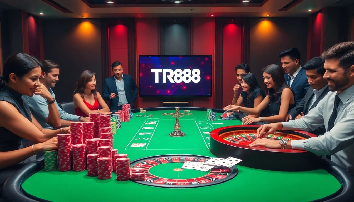 Engage with TR88's thrilling casino games while enjoying vibrant gameplay experiences.