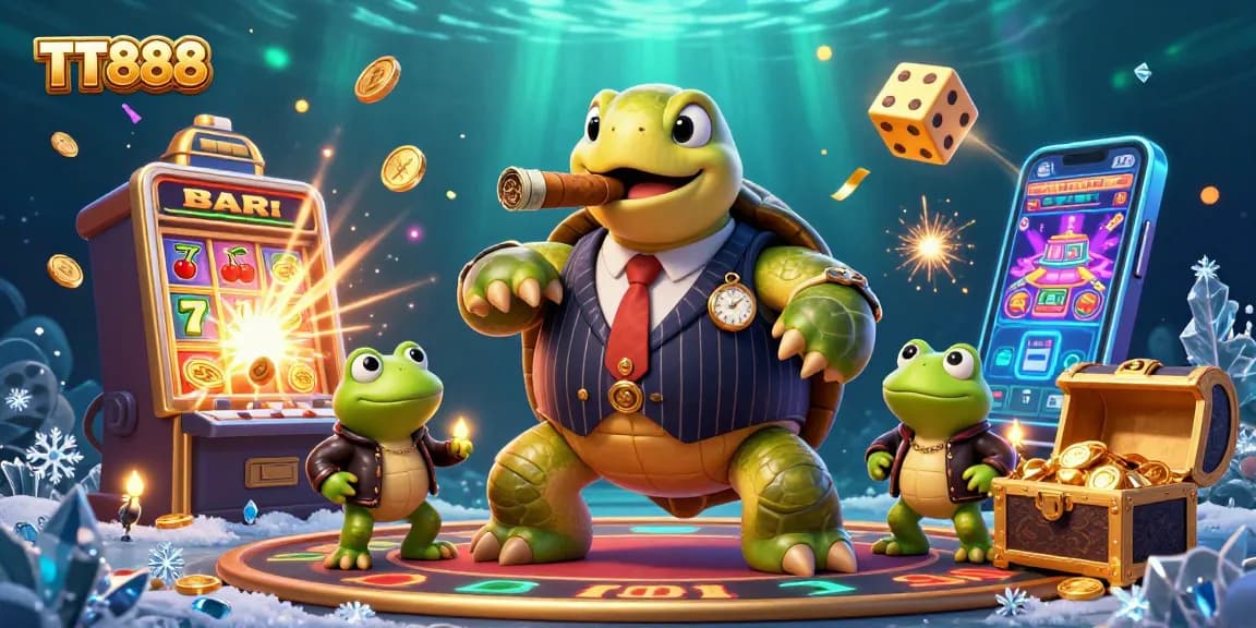 Engage in thrilling gaming experiences at TT888 with captivating slot machines and vibrant casino atmosphere.