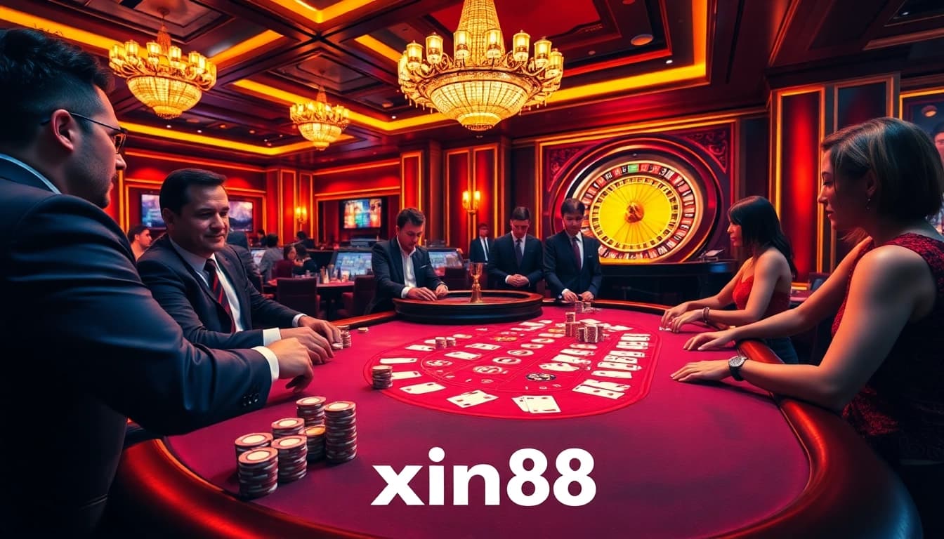 Experience the excitement at xin88 with a vibrant casino atmosphere full of action and luxury.