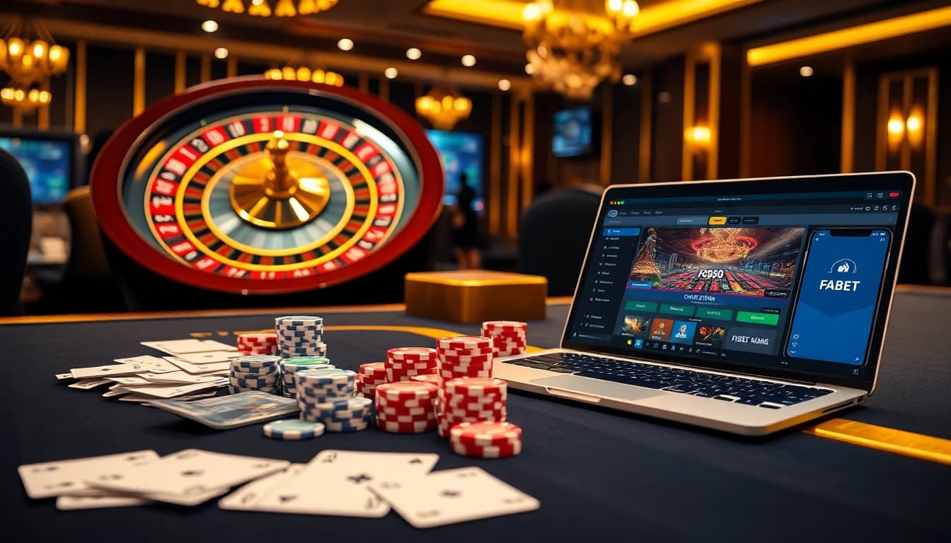 Experience excitement at https://fabet3.com/ with vibrant casino tables and professional gaming elements.