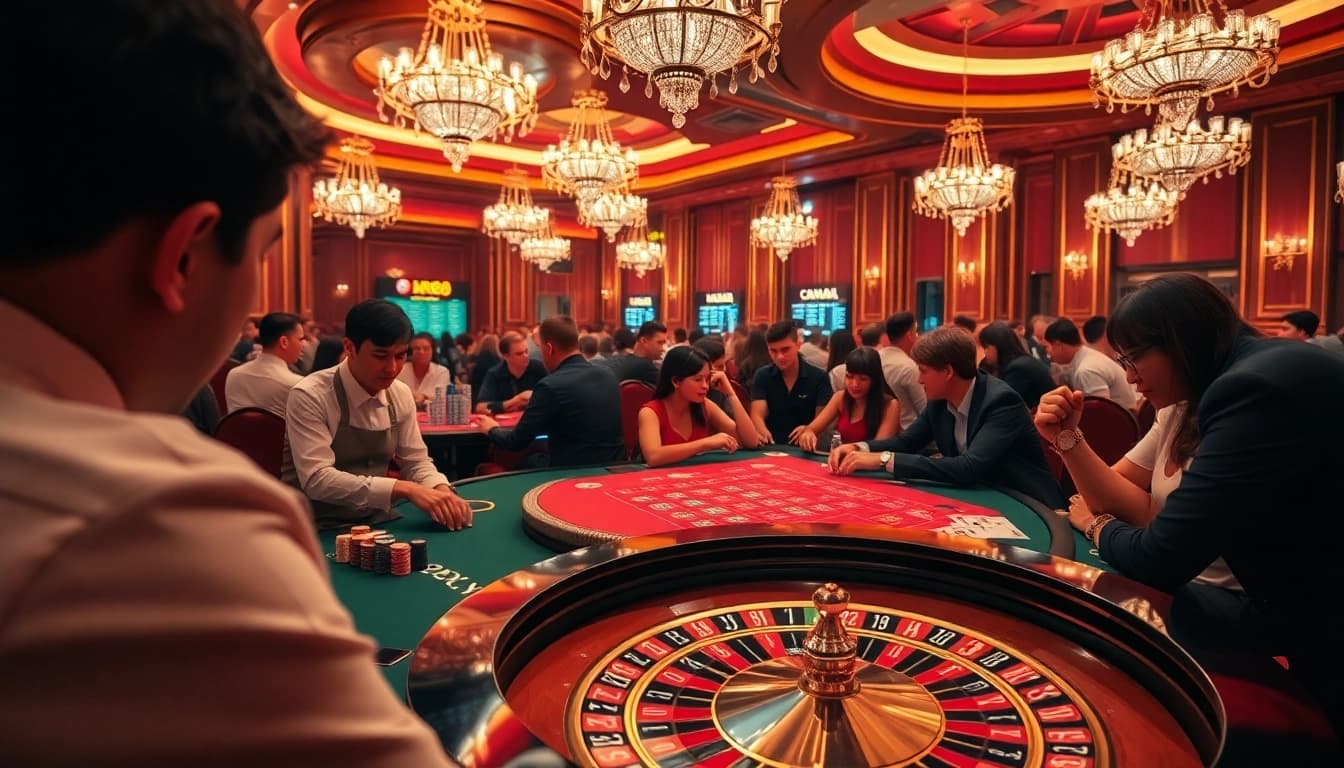 Engage in thrilling gameplay at nk88 with vibrant roulette and high-stakes poker.