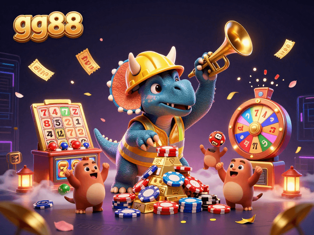 Spin big wins with gg88, a lively 3D community celebrating thrills of slot machines and prize games!