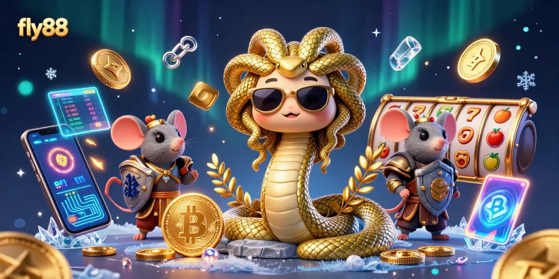 Spin the reels with fly88 and win exciting jackpots in this lively casino scene!
