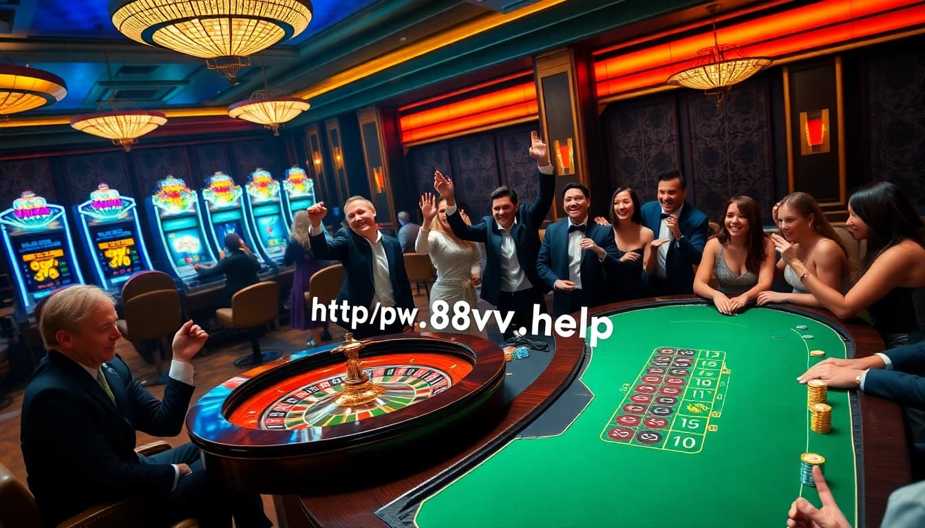 Experience the thrill of betting at https://88vv.help/, showcasing vibrant casino games and winning moments.