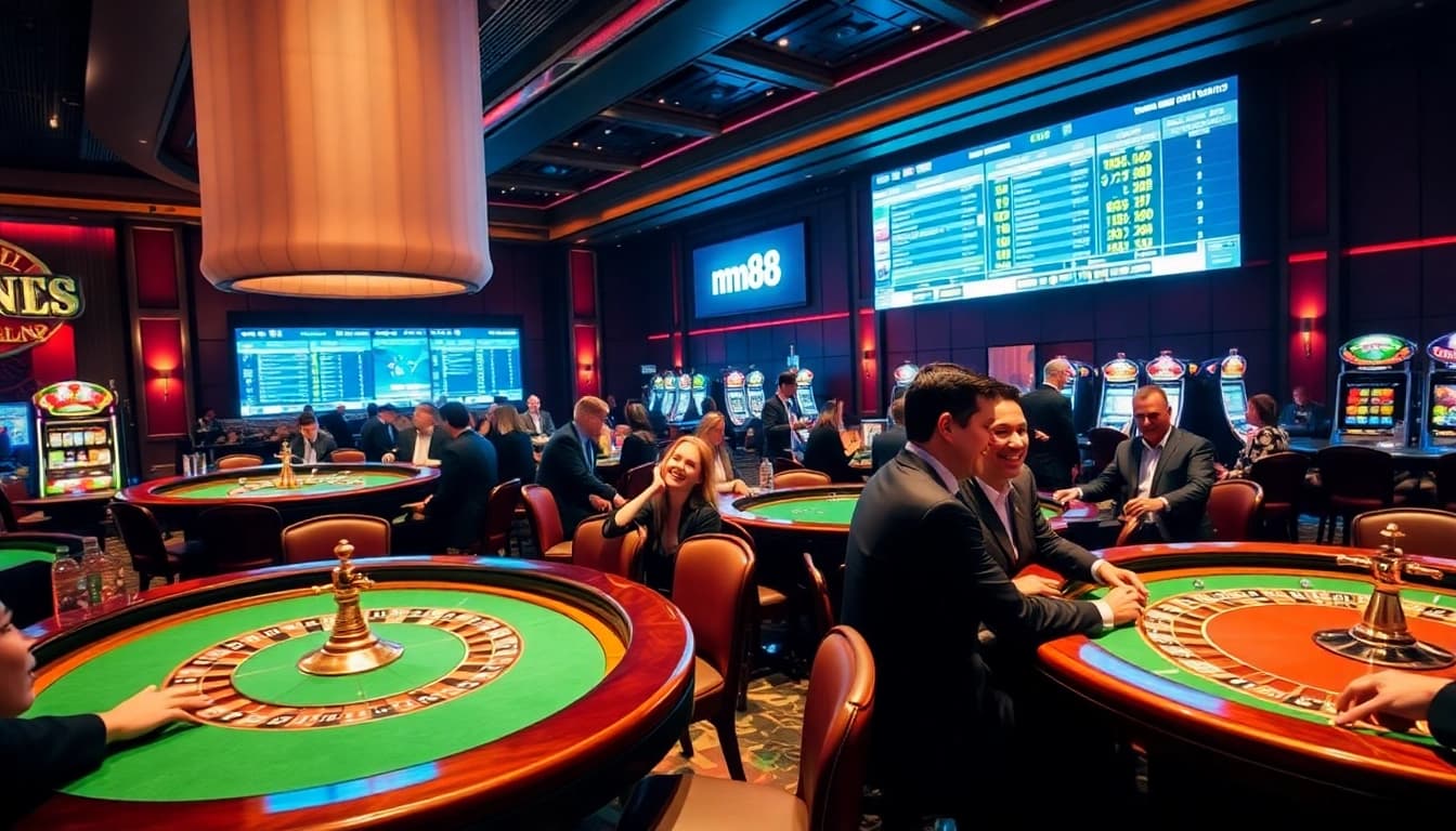Experience thrilling wins at mm88 with professional players at casino tables.
