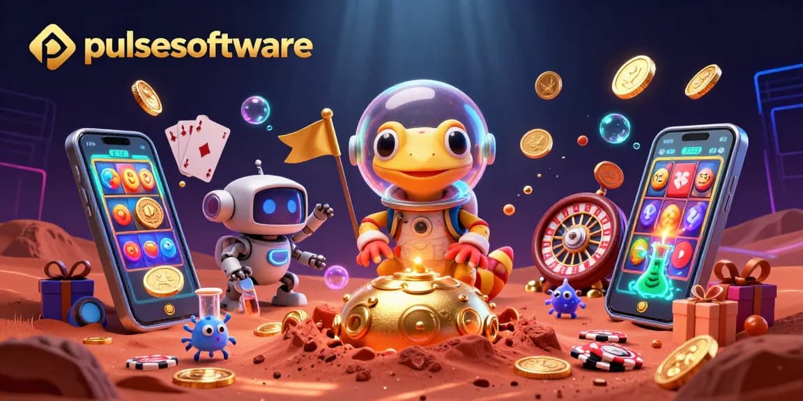 pulsesoftware unveils Martian casino adventure with vibrant slot games and colorful characters