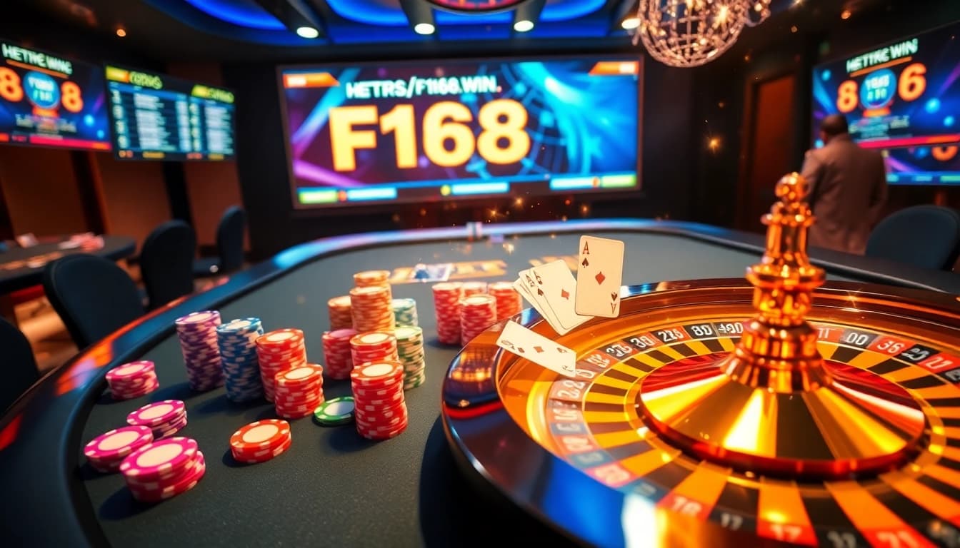 Experience exhilarating gaming at https://f168.win/ with vibrant casino tables and thrilling action.
