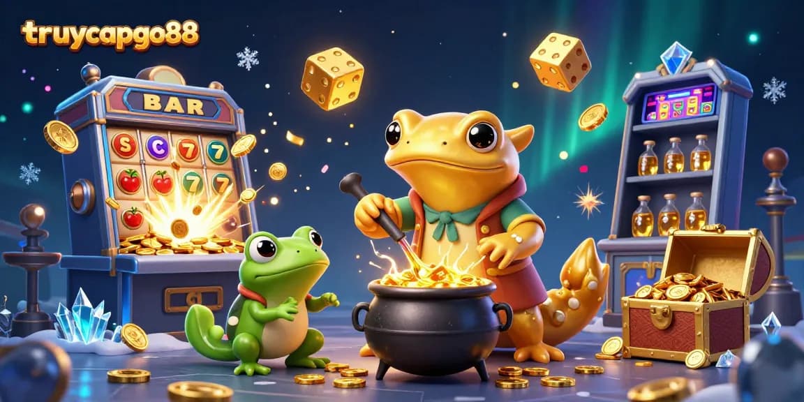 Get ready to win with truycapgo88 as the golden salamander transfigures coins amidst a gambling fantasy world.