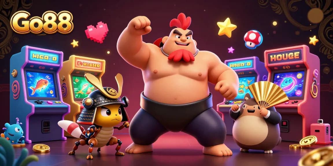 Go88 captivates players with thrilling fish shooting action in this vibrant gaming scene.