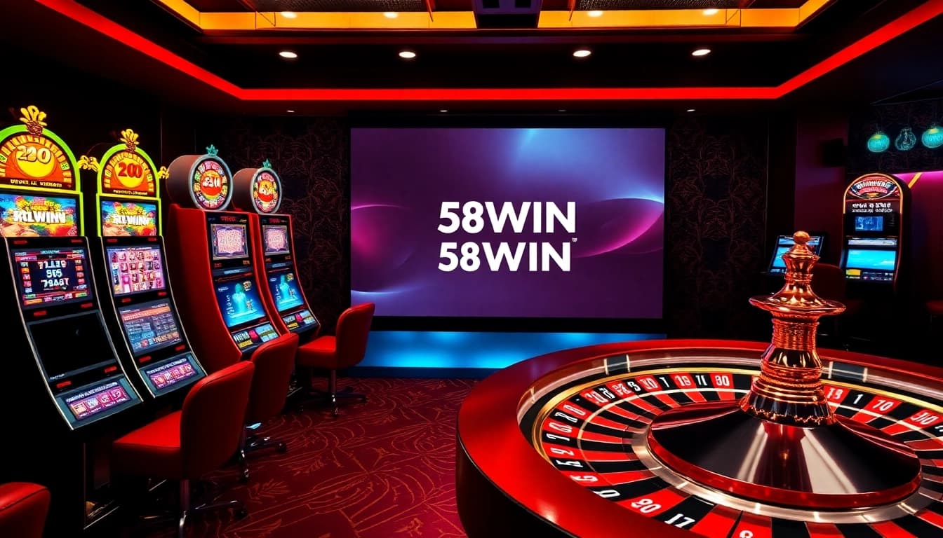 Experience thrilling gameplay at https://58win.watch/ with exciting slot machines and elegant poker tables.