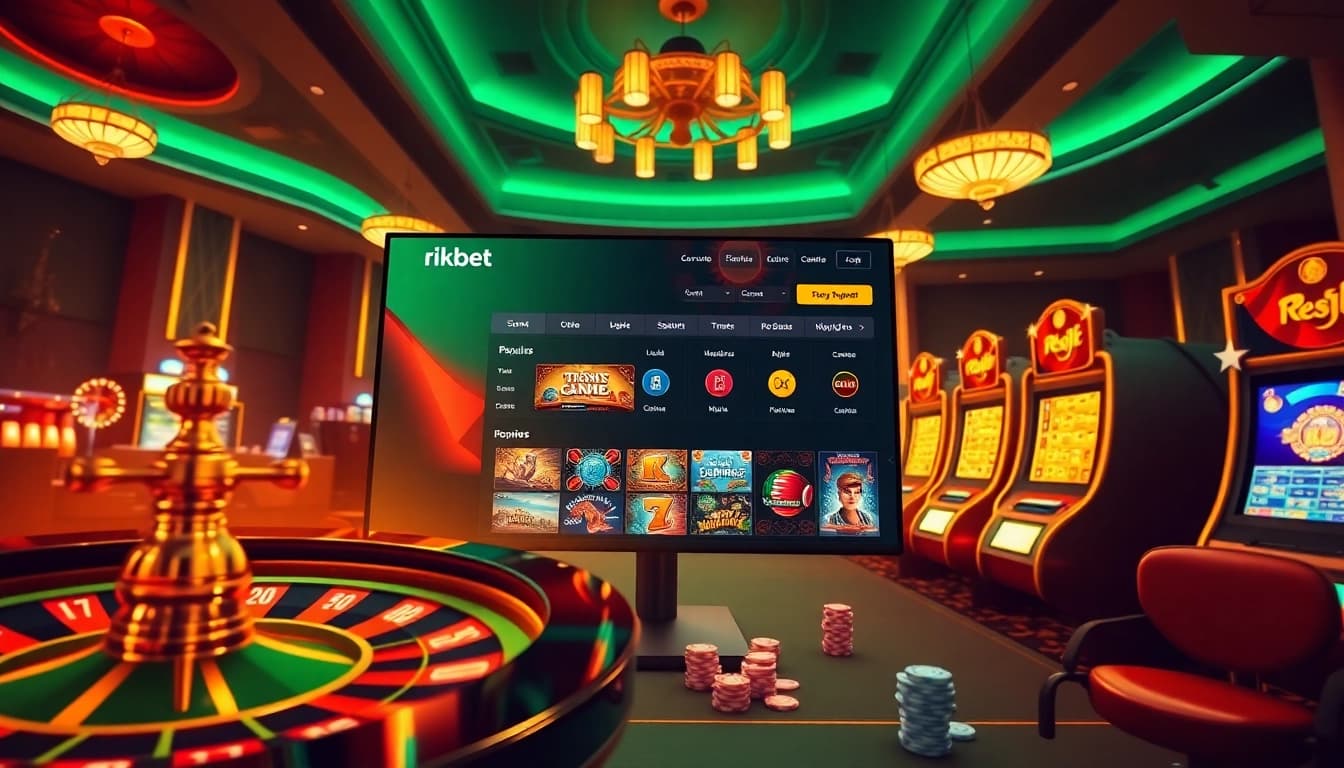 Experience the thrilling trang chủ rikbet with luxurious casino elements and vibrant online gaming.