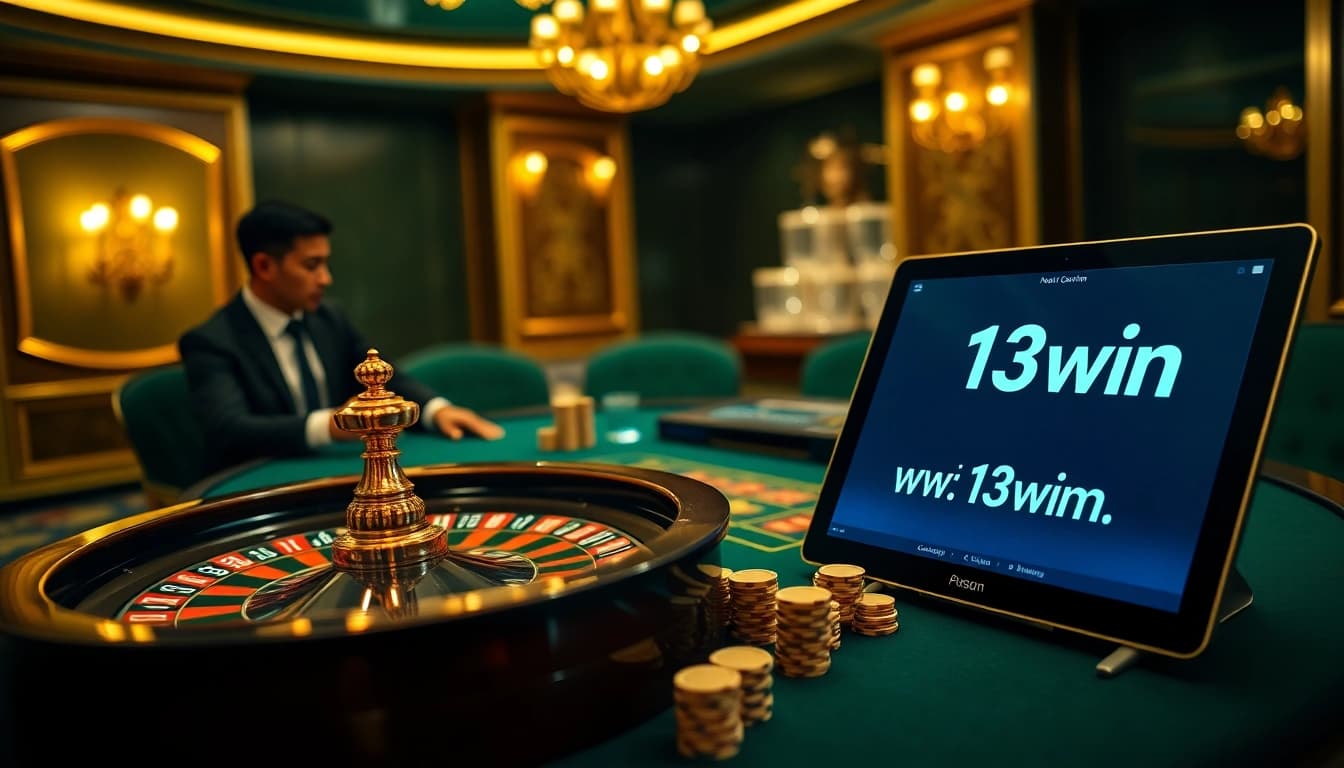 Experience the thrill of casino gaming moments at 13win.com with poker and roulette excitement.