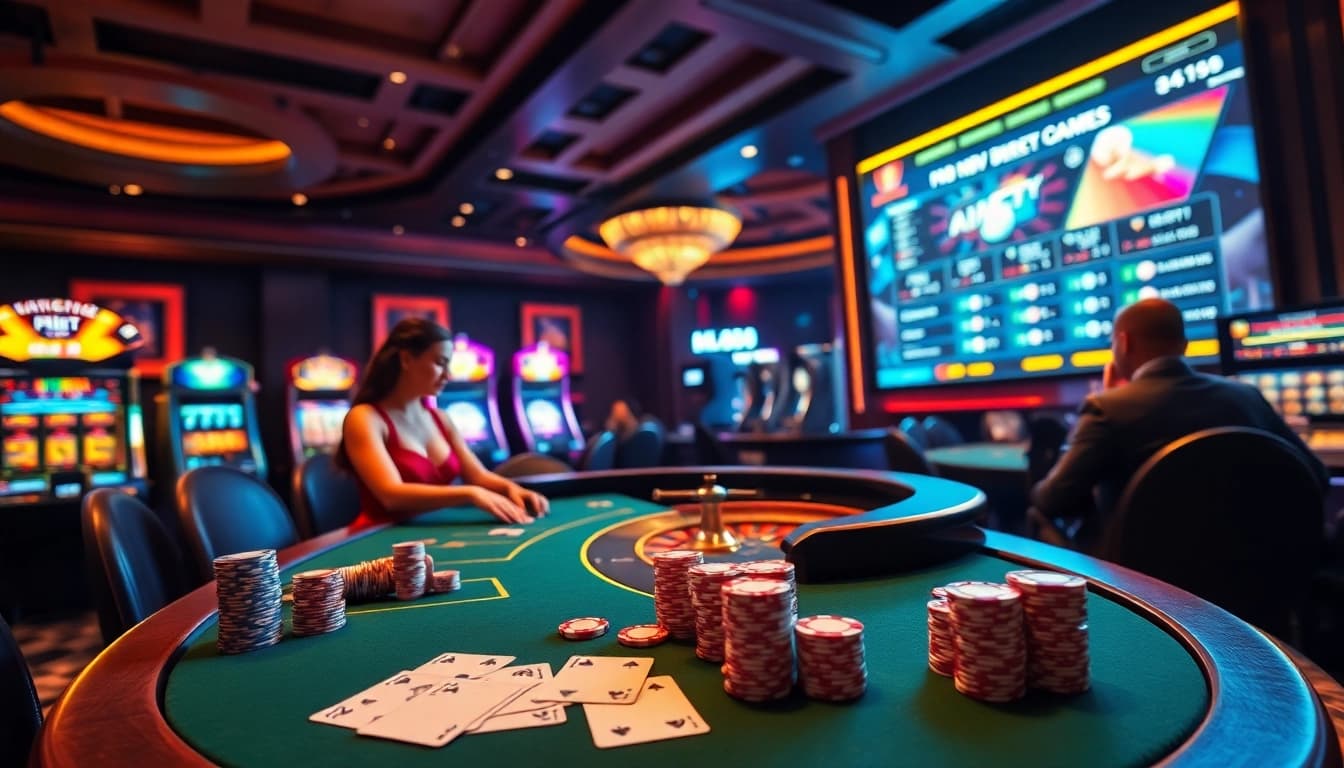 Experience thrilling gameplay at https://mm88.press/ with vibrant casino tables and live dealers.