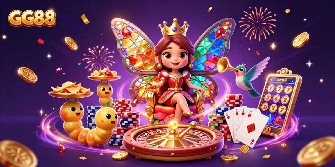 Experience the excitement of GG88 casino with vibrant characters and immersive game elements.