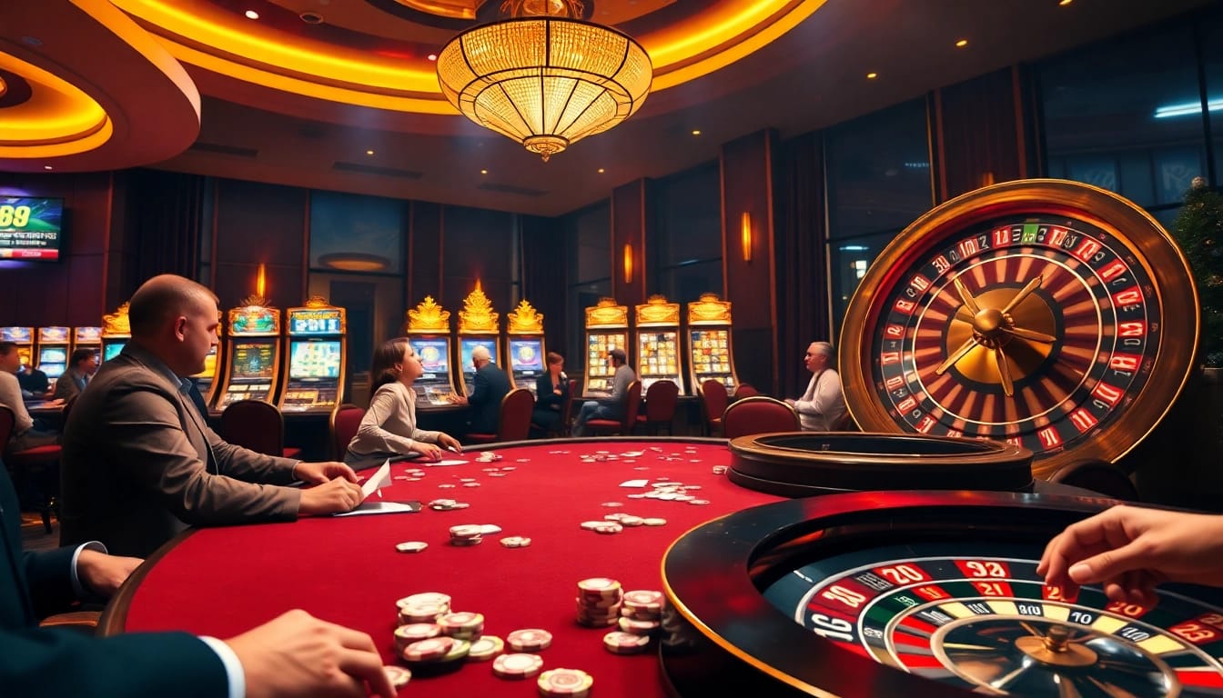 Experience the thrill of gambling at https://888new.wales/ with an engaging poker game and vibrant casino atmosphere.