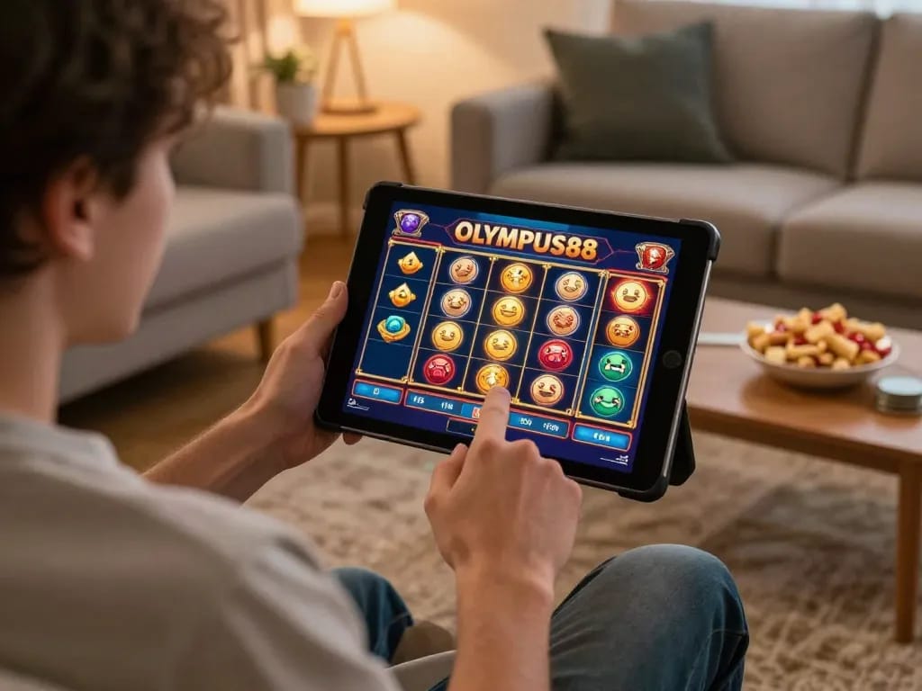 Engaging gameplay on OLYMPUS88 slot game displaying winning potential and strategic betting.