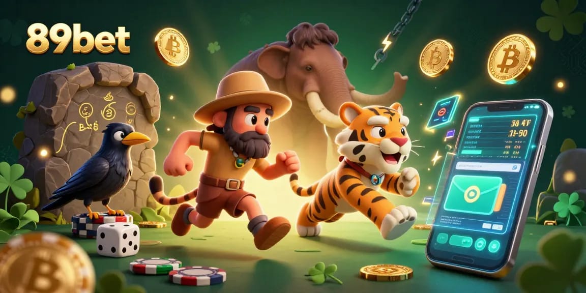 Experience dynamic gaming at 89bet with an exciting prehistoric casino theme.