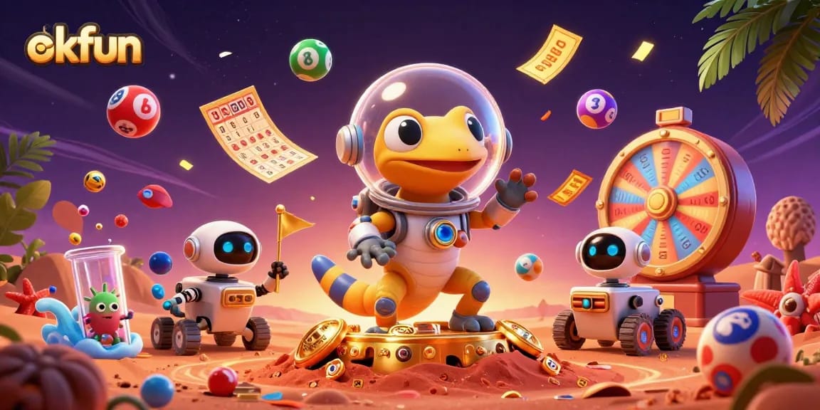 Experience thrilling gaming at okfun's vibrant Martian casino discovery with engaging elements.