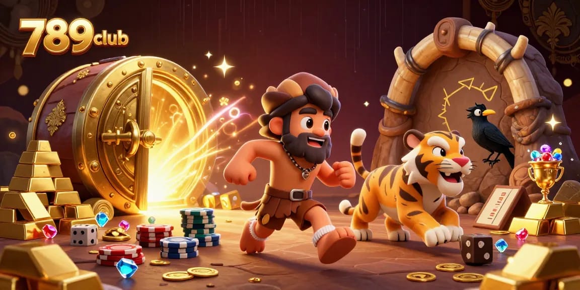 Experience the excitement of 789club with vibrant casino elements and engaging characters.