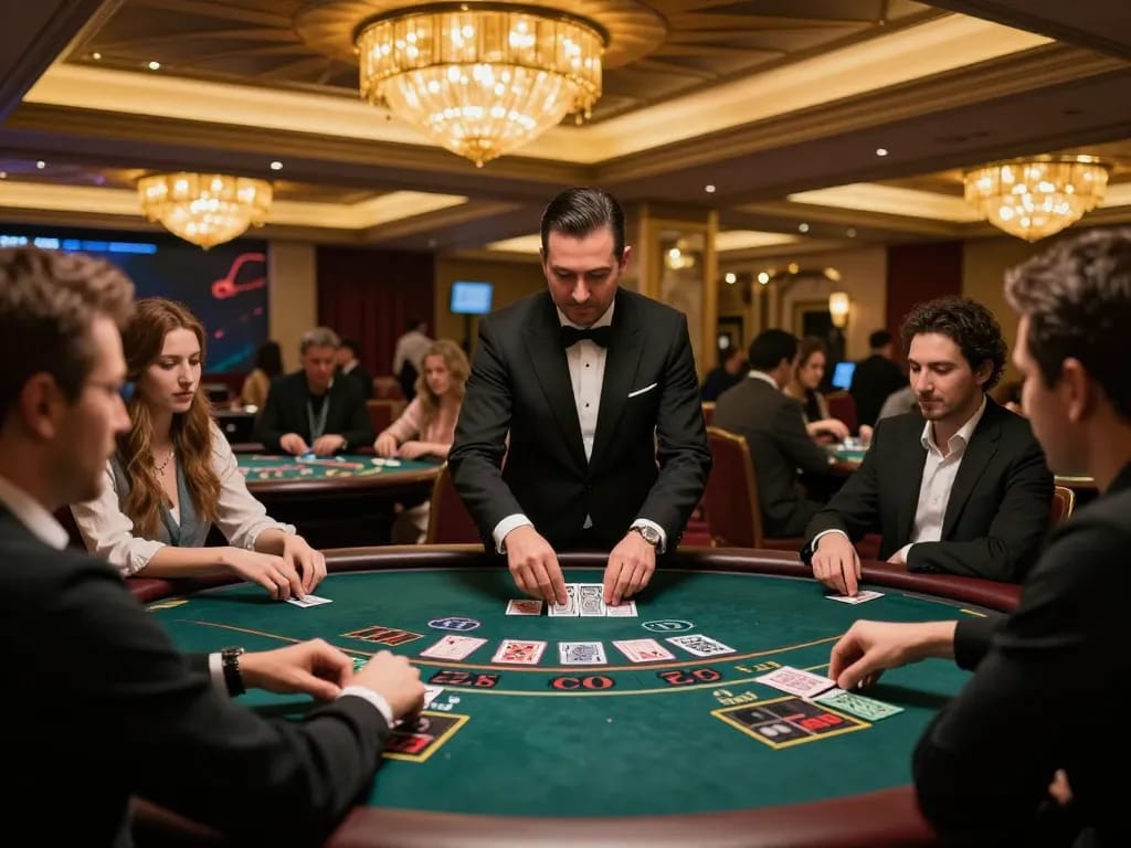 Players engage in dynamic gameplay at 123Win's live dealer blackjack table for an immersive gambling experience