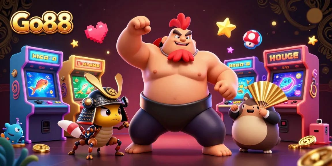 Go88 captivates players with thrilling fish shooting action in this vibrant gaming scene.