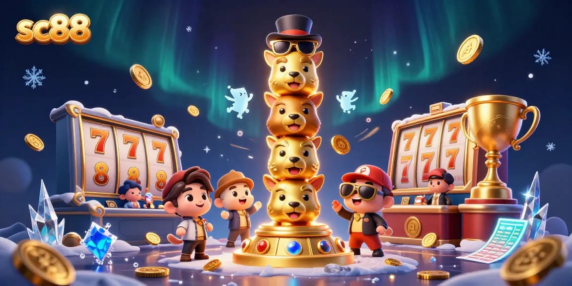 Experience thrilling slots and jackpots with sc88 at this vibrant casino scene.