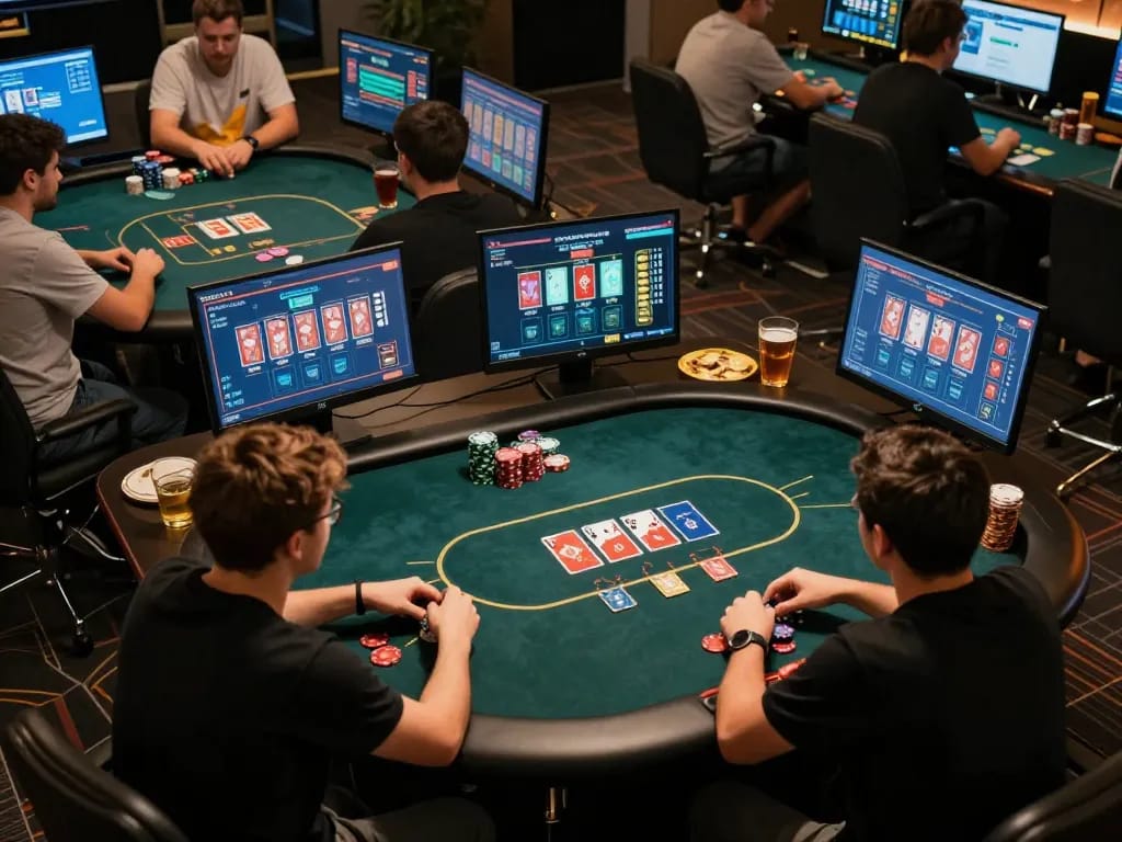 98win players enjoying an interactive online poker game with strategic bets and engaging gameplay.