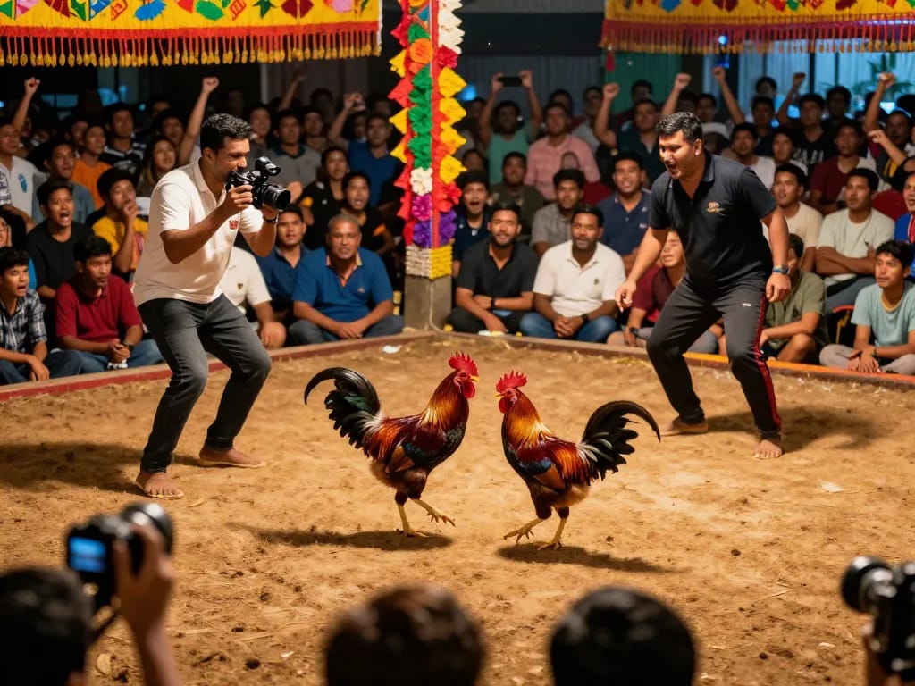 Watch live gà trực tiếp thomo cockfighting action at the Thomo arena featuring top roosters.